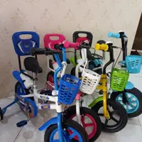 دوچرخه کودک سایز12 با پشتی ایمنی کودک