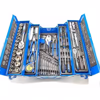 جعبه بکس کامل 85 پارچه باس صنعتی اورجینال اصلی جعبه آچار وبکس 85 پارچه جعبه بکس 85 پارچه کیفیت عالی (پس کرایه)