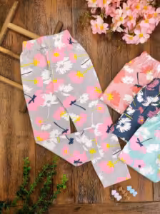 شلوار دخترانه گل