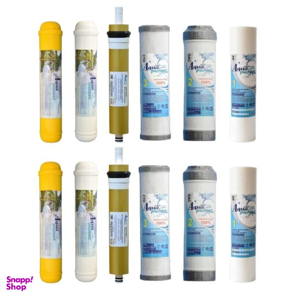 فیلتر دستگاه تصفیه آب آکوا پیورست مدل RO TSG 1200 بسته 12 عددی