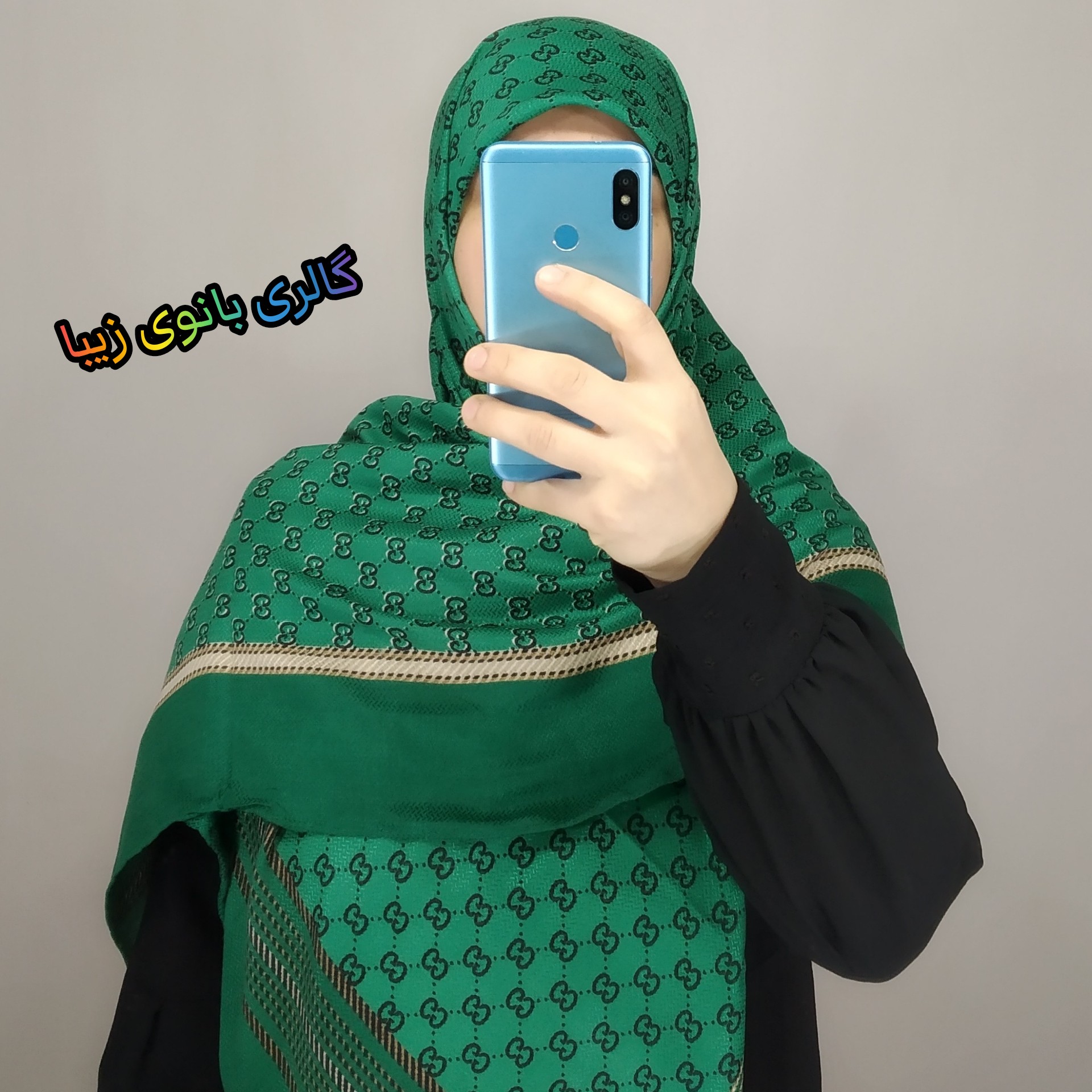 روسری نخی چاپ خیس