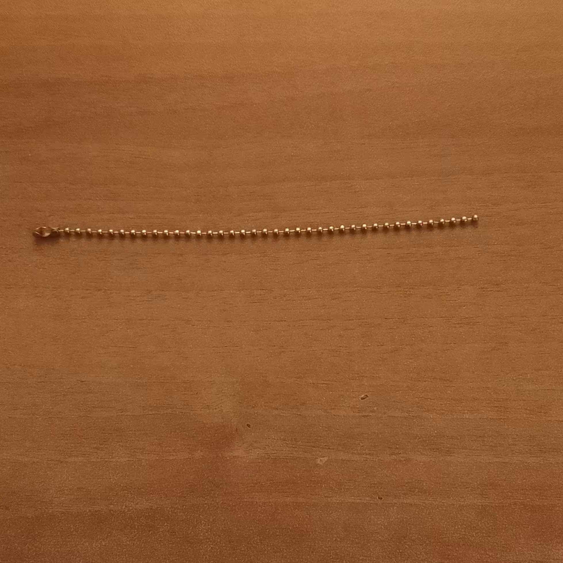 دستبند ساچمه ای طلایی استیل 15 سانت زنجیر ساچمه ای جنگی زنانه مردانه