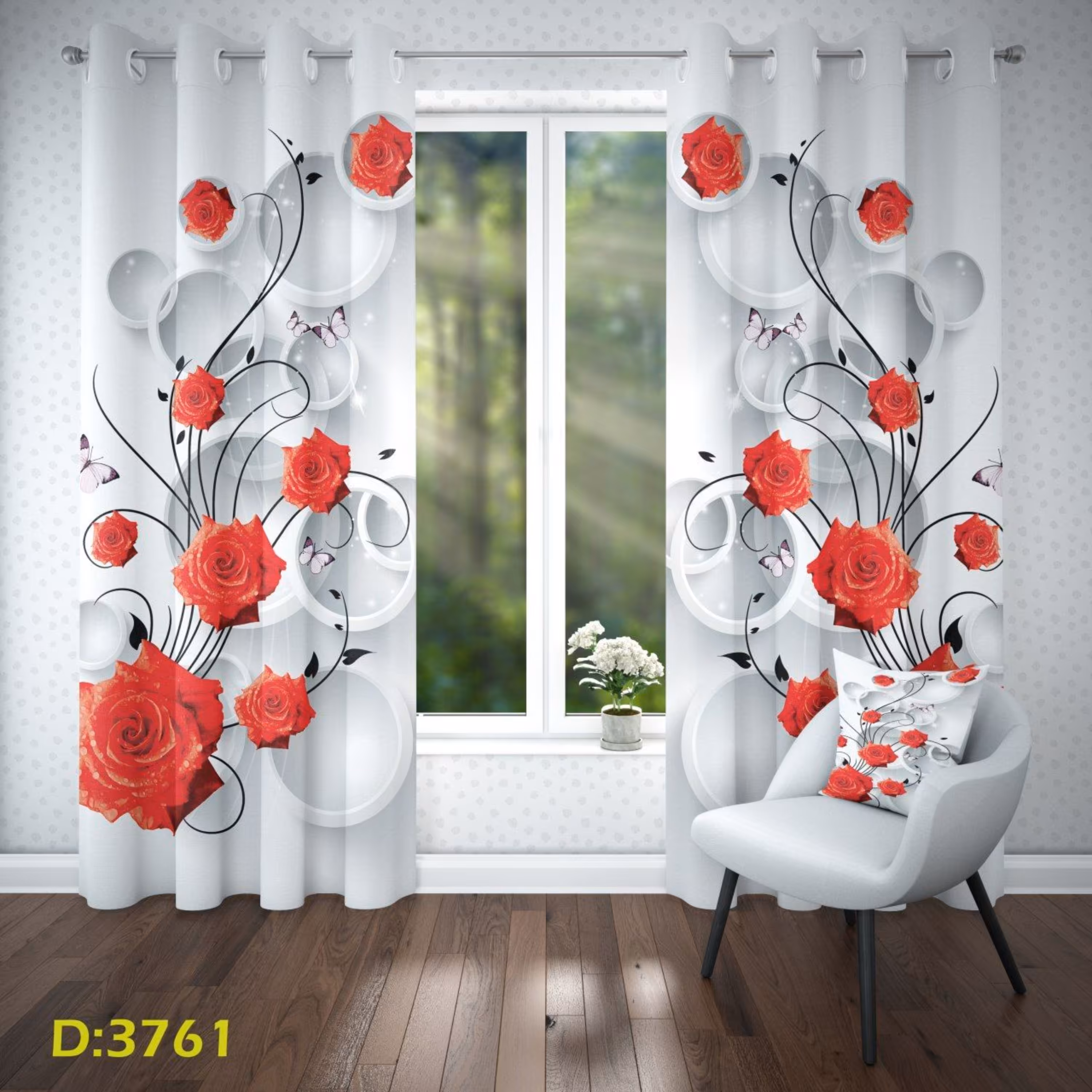 پرده تصویری سه بعدی - کد 3761