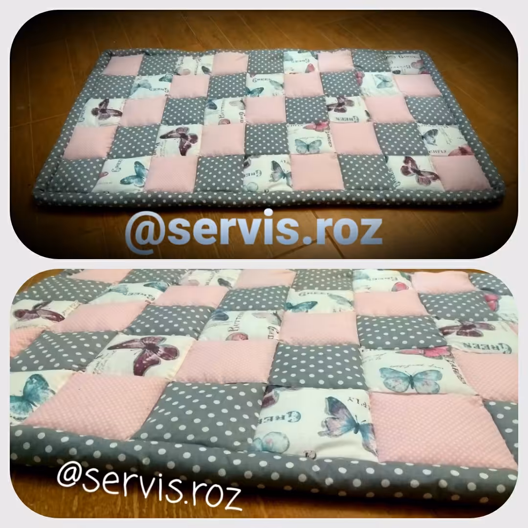 نمگیر تیکه دوزی ظروف  پنج  لایه  با پارچه مرغوب  و دوخت تمیز 