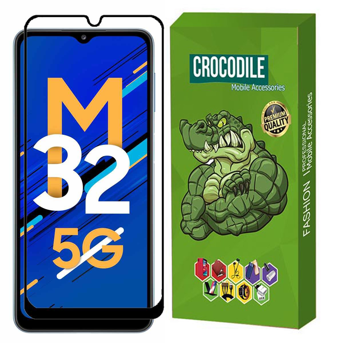 محافظ صفحه نمایش کروکودیل مدل C-FUL مناسب برای  Samsung Galaxy M32 5G
