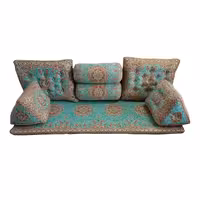 ست 7 تکه پشتی ترمه مدل شاه نشین - کد  4030