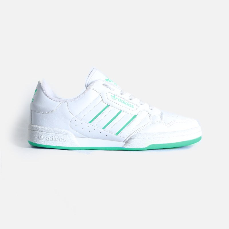 کفش کتانی آدیداس سفید سبز Adidas breaknet مدل 3403