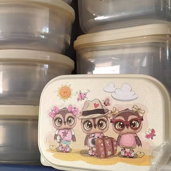 ظروف فریزری، 3 تایی،نشکن،   ابعاد بزرگترین سایز 22×15