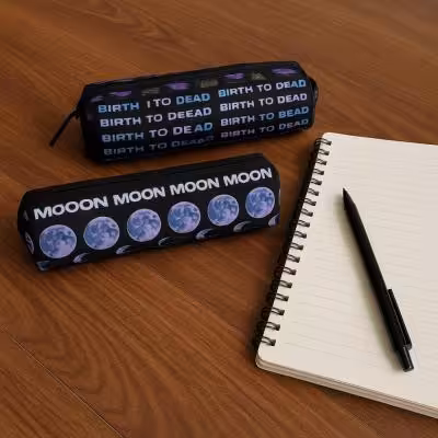 جامدادی مخمل طرح Moon