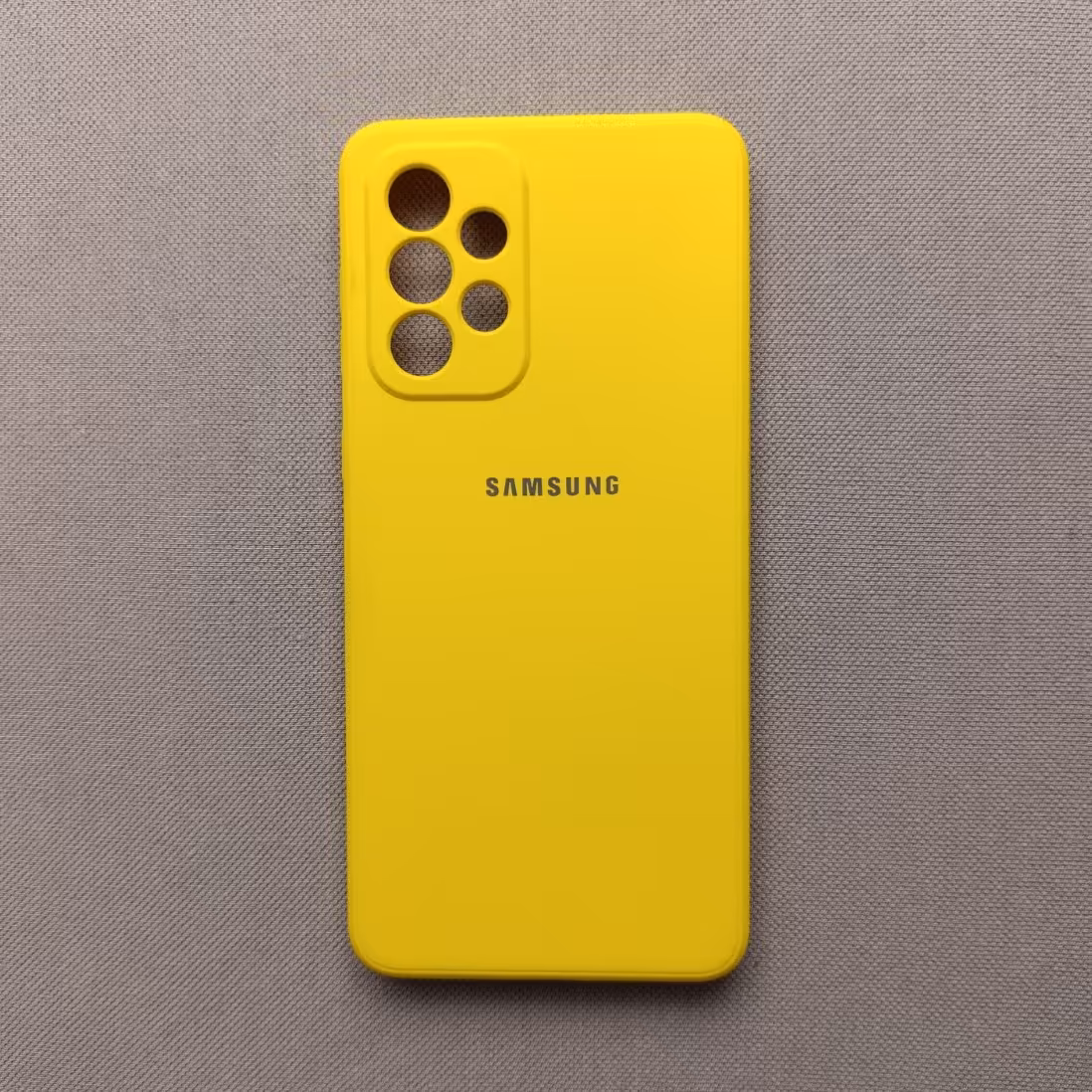 گارد  -  قاب  -  کاور سیلیکونی زرد مناسب برای سامسونگ Galaxy A33 - (a33) - (آ33)