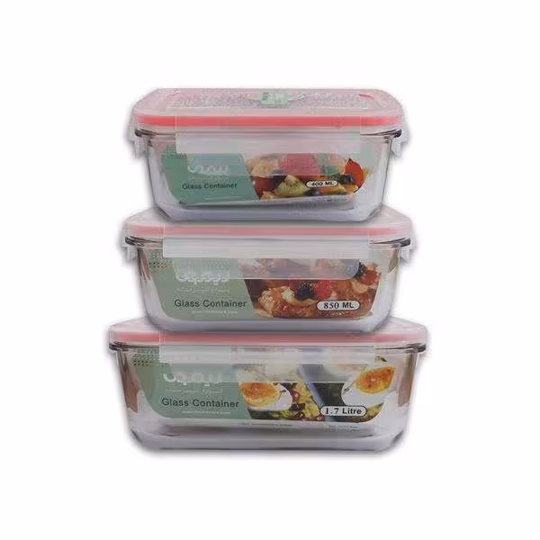 ظرف نگهدارنده لیمون کد 810 مجموعه 3 عددی