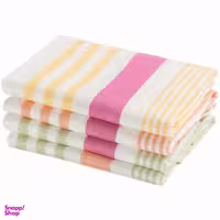 دستمال آشپزخانه ابراهیمی یزد مدل R06 مجموعه 4 عددی