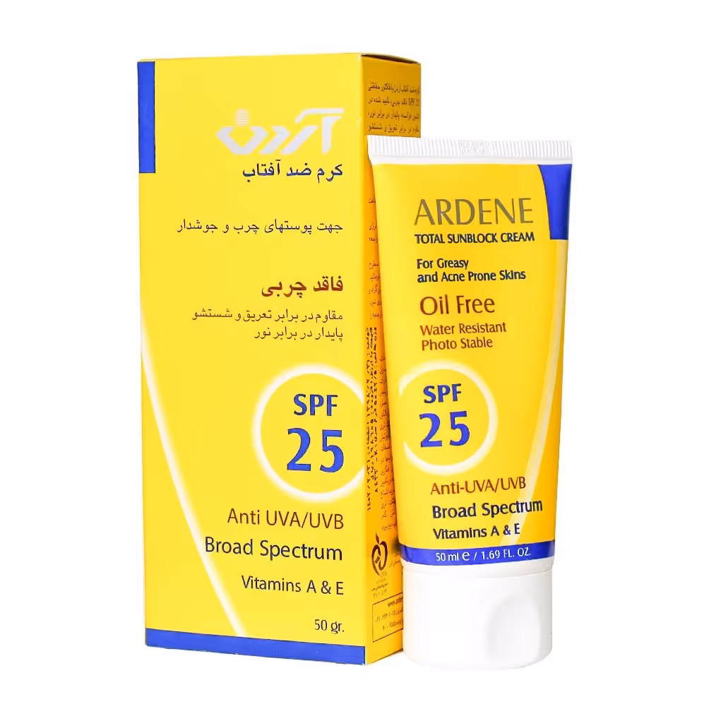 کرم ضد آفتاب SPF25  آردن ضد افتاب اردن