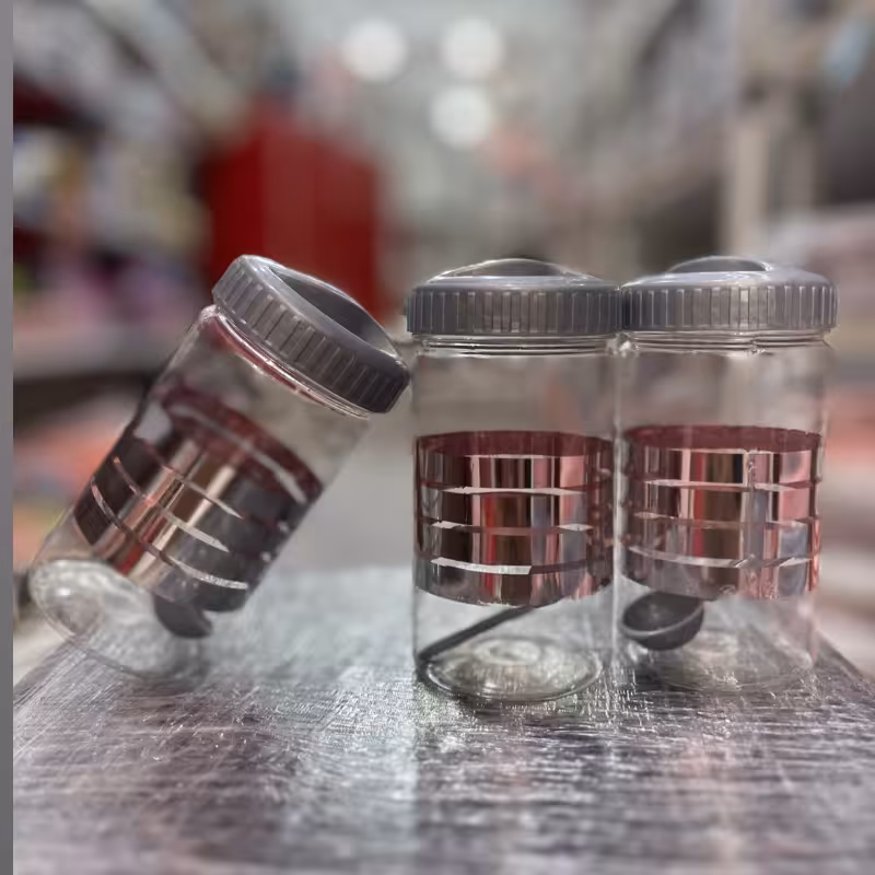 مجموعه سه عددی بانکه دور تقره ای با قاشق سایز 2