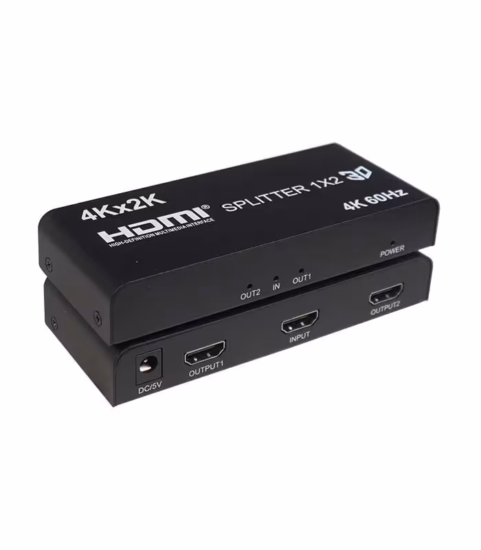 اسپلیتر 2 پورت HDMI کی نت مدل K-SPHD2002