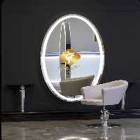 آینه سالوا قدی بیضی تخم مرغی | سایز 80*180 | ریموت دار - آینه اول