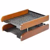 کازیه 2 طبقه چوب و فلز &ndash; برایتو