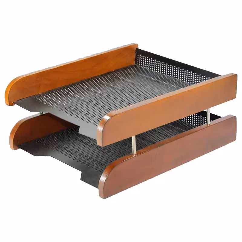 کازیه 2 طبقه چوب و فلز &ndash; برایتو