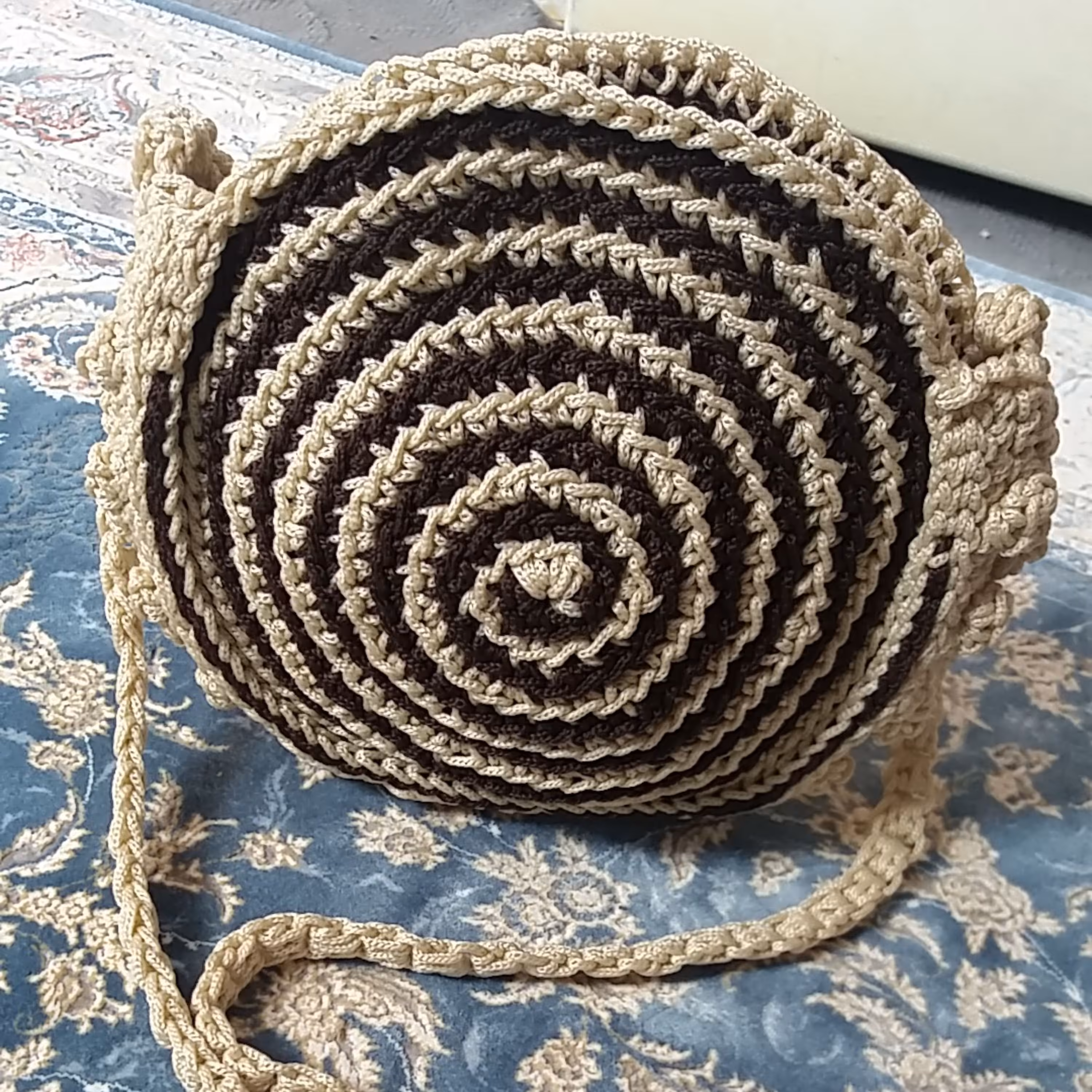 کیف بافتنی  کیف مکرومه کیف دوشی کیف بافتنی