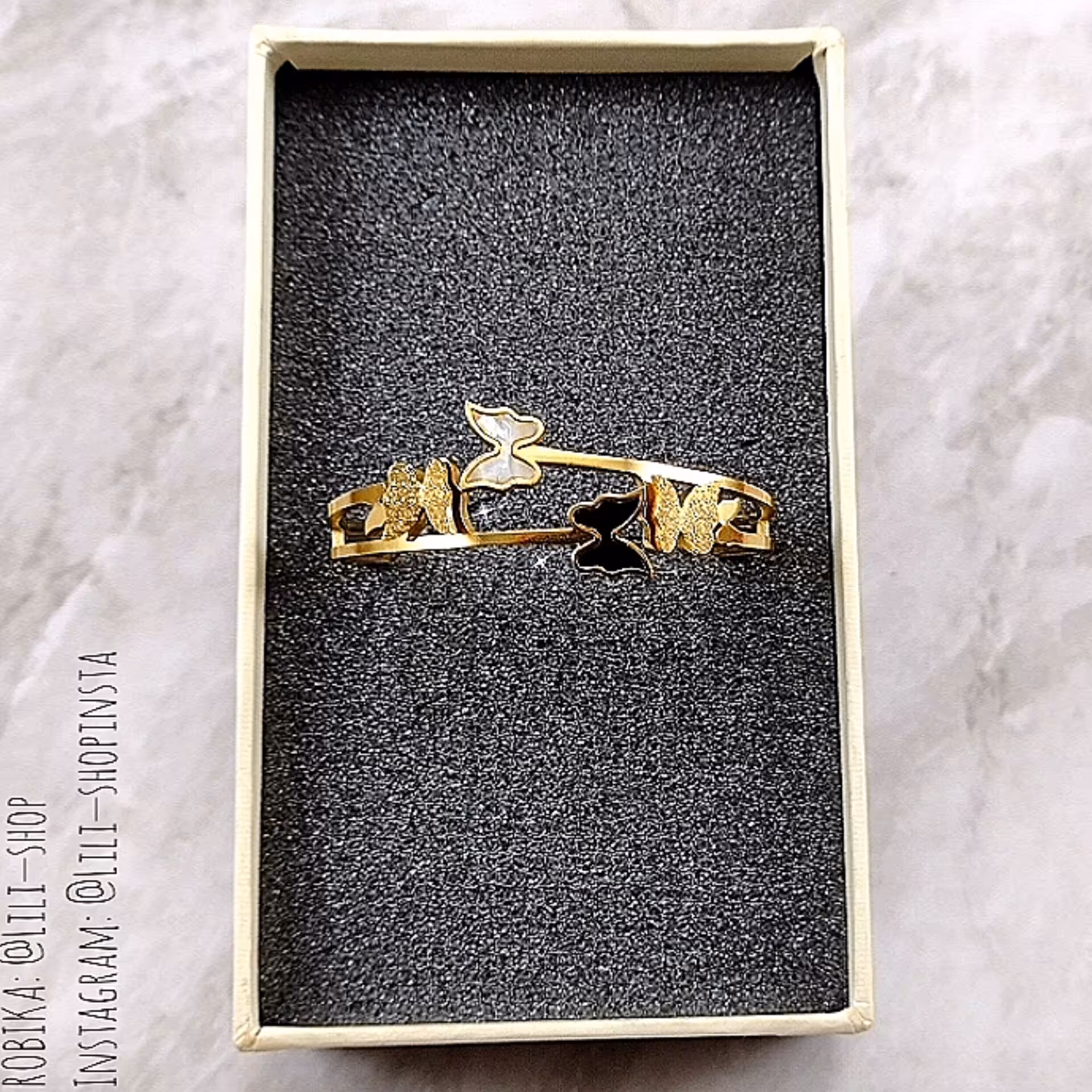 دستبند النگویی پروانه