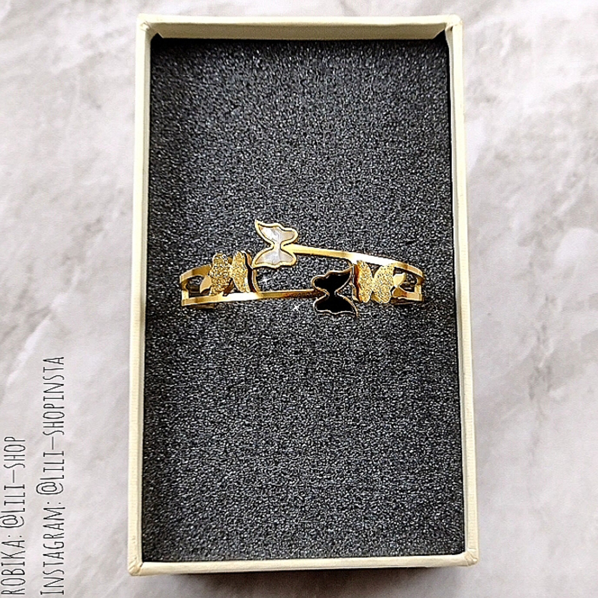 دستبند النگویی پروانه