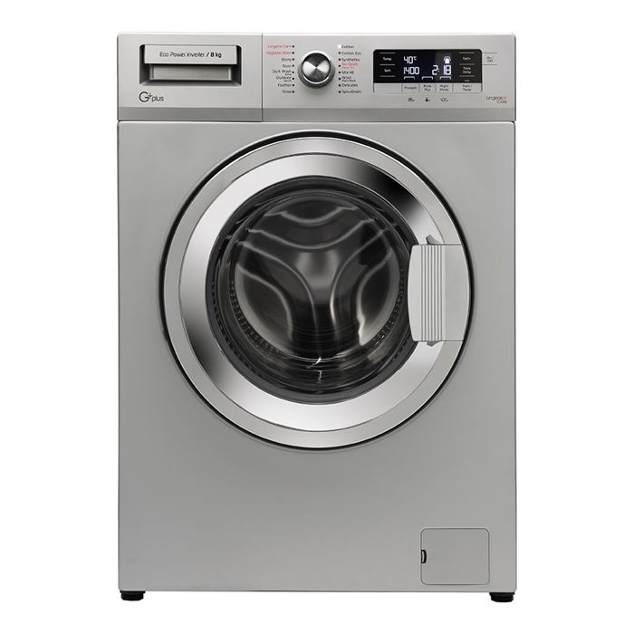 ماشین لباسشویی جی پلاس مدل GWM-84035S ظرفیت 8 کیلوگرم