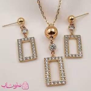 نیم ست زنانه ژوپینگ طرح مستطیل کد 2629