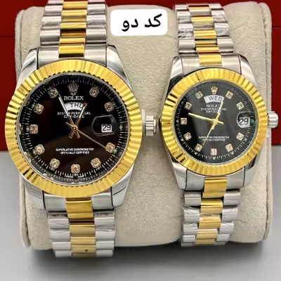 ست زنانه و مردانه رولکس باهم ساعت کلاسیک