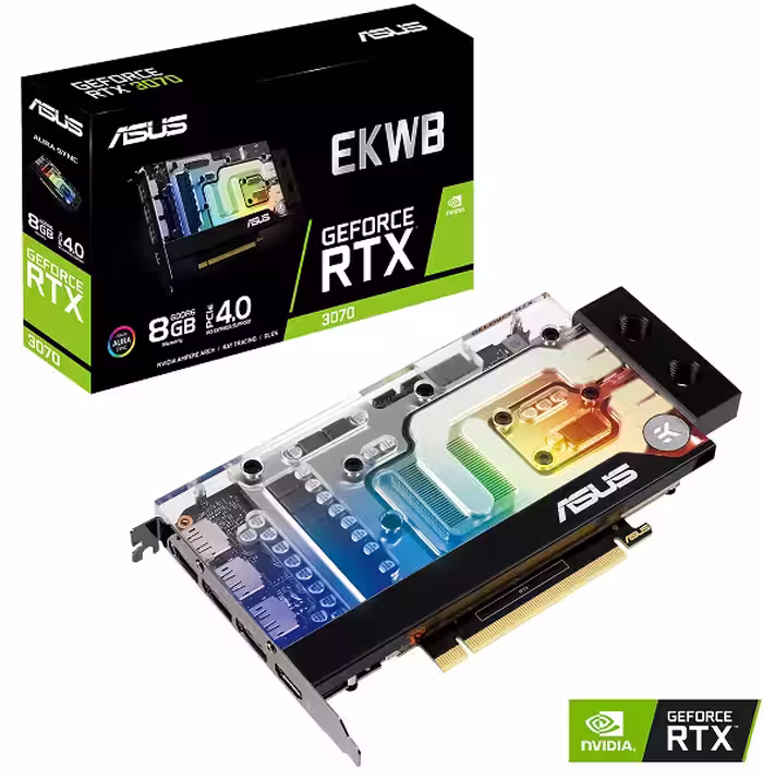 کارت گرافیک  ایسوس مدل RTX3070-8G-EK حافظه 8 گیگابایت