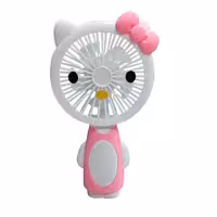 پنکه همراه شارژی مدل کیتی رنگ های صورتی و آبی