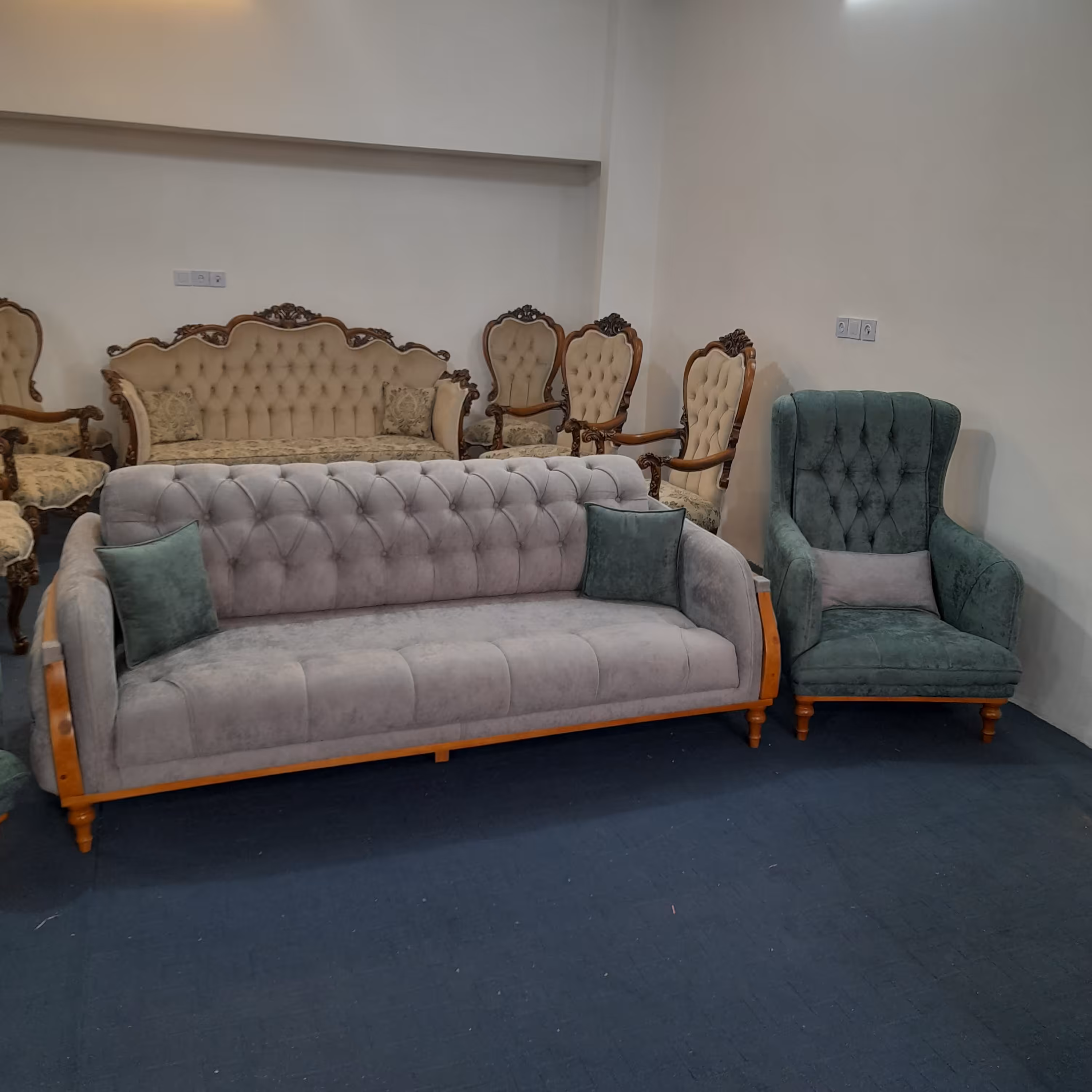 مبل 8 نفره لیندو تختشو (هزینه ارسال بصورت پس کرایه و در مقصد )