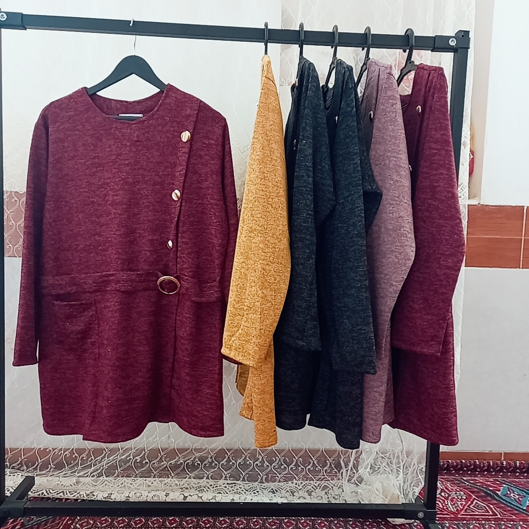 تونیک یا شومیز زنانه جنس آنغوره مناسب فصل فری سایز از 44 تا 50 یا xl