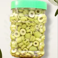 زیتون اسلایس شده رودبار درجه 1 ، 850 گرمی ، زیتون فولادی و پسران اصل