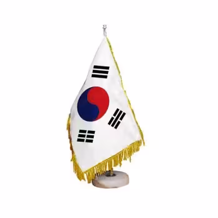 پرچم رومیزی طرح کشور کره جنوبی برند داریس