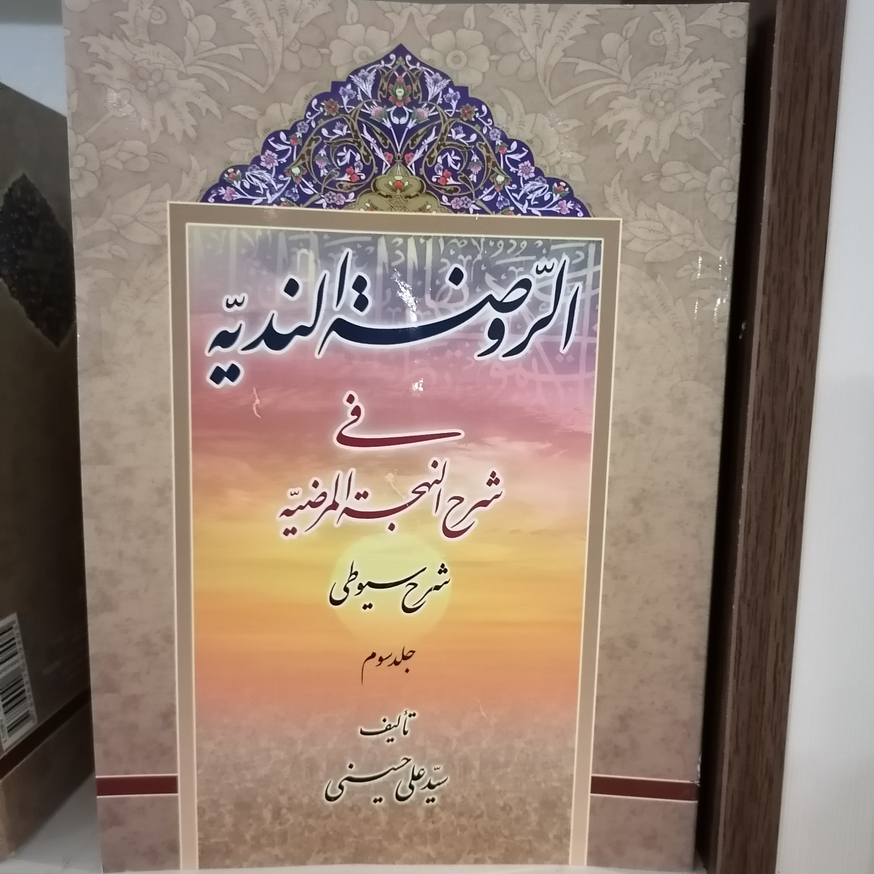 کتاب الروضه الندیه فی شرح النهجه المرضیه شرح سیوطی جلد سوم نوشته علی حسینی نشردارالعلم