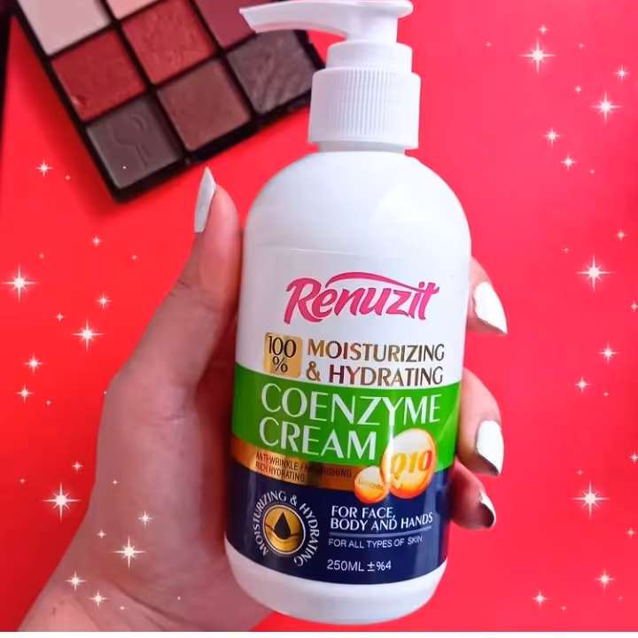 کرم آبرسان و مرطوب کننده پمپی رینوزیت حاوی کو آنزیم کیوتن حجم 250 میل