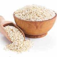 کنجد سفید ممتاز درجه یک  کاملا تمیز و پاک شده  بسته 100 گرمی 