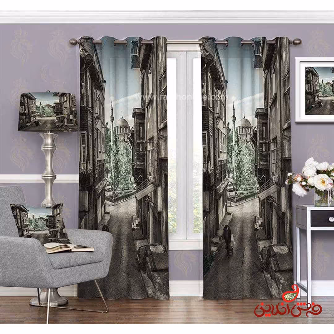 پرده طرح خیابان کد 3471