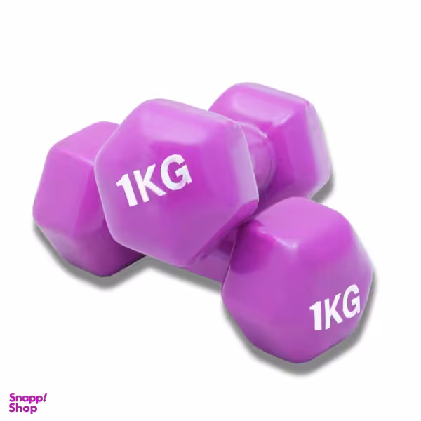 دمبل ایروبیک رکورد وزن 1 کیلوگرم بسته ۲ عددی