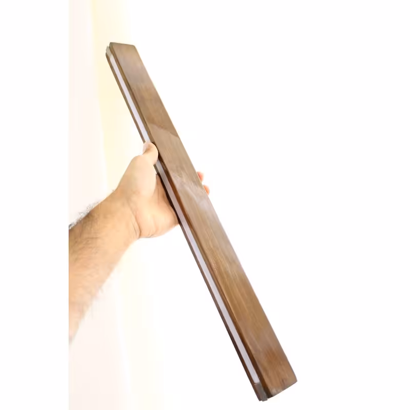 چراغ خواب چوبی دکوراتیو و تزیینی دیواری از جنس چوب نراد و LED آفتابی مدل SW4