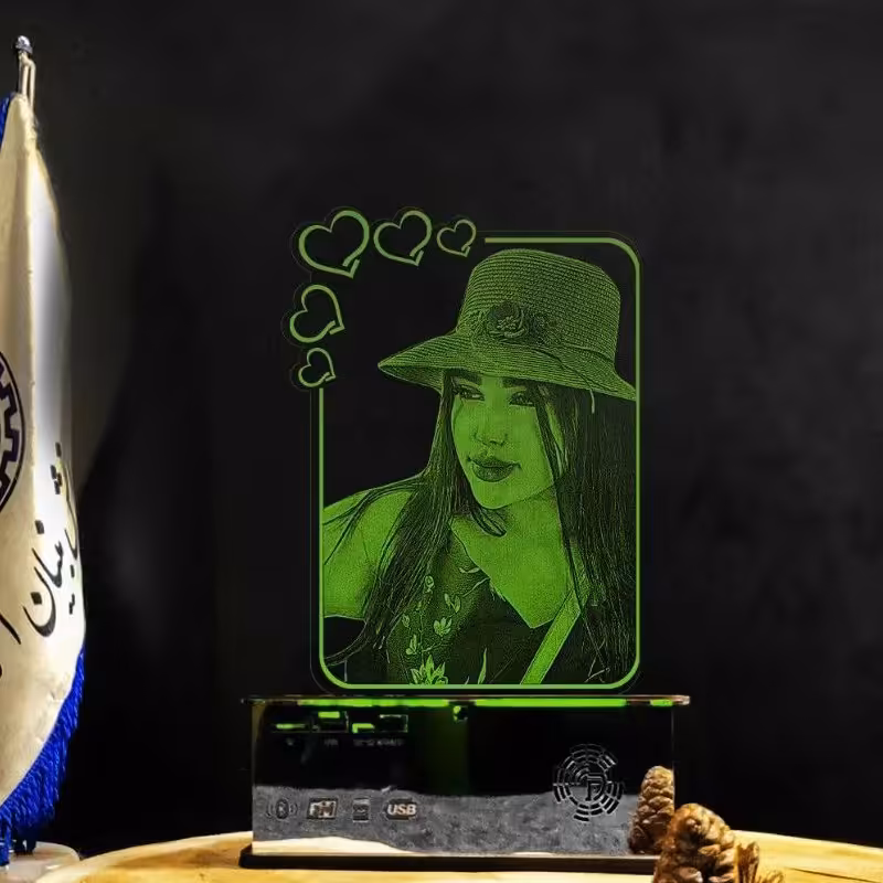 آباژور شیشه ای