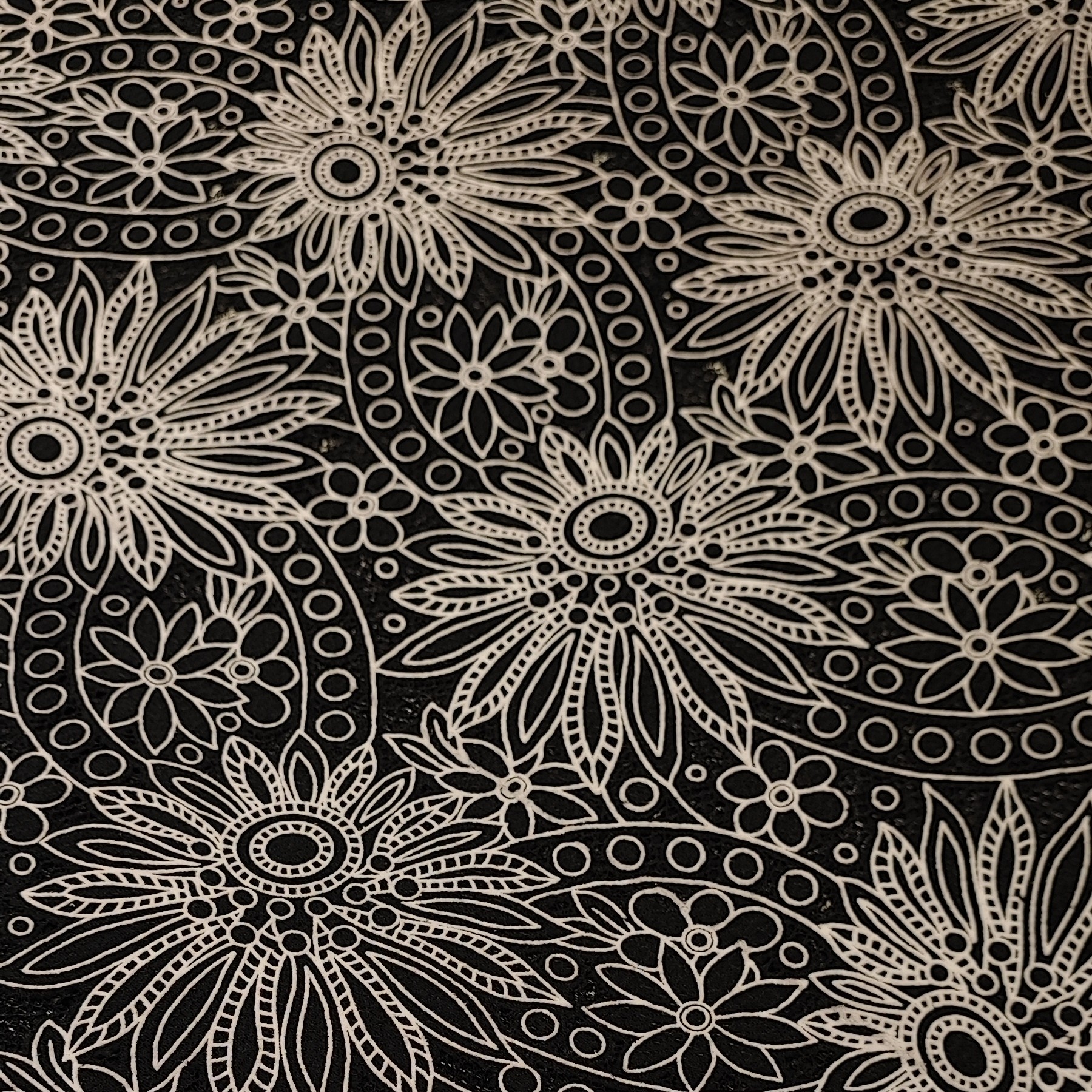 پارچه تور یاخما گلدار سفید مشکی مناسب کت دامن ماکسی بلوز عرض 150 (پس کرایه)