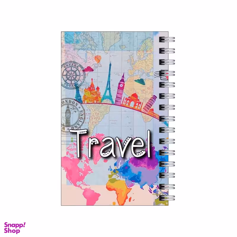دفترچه یادداشت مدل To Do List طرح سفر آبرنگی کد 8490401