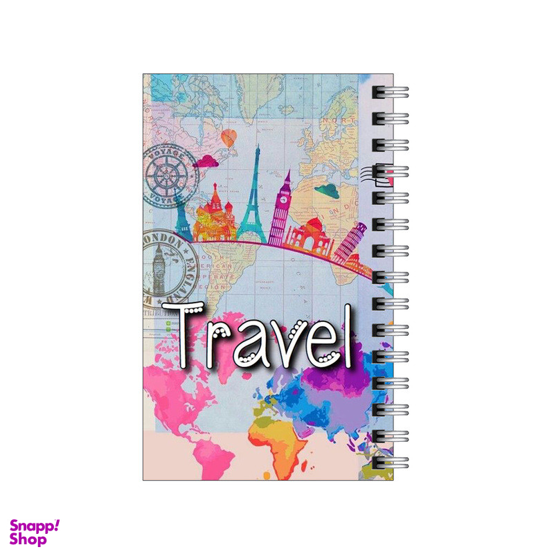 دفترچه یادداشت مدل To Do List طرح سفر آبرنگی کد 8490401