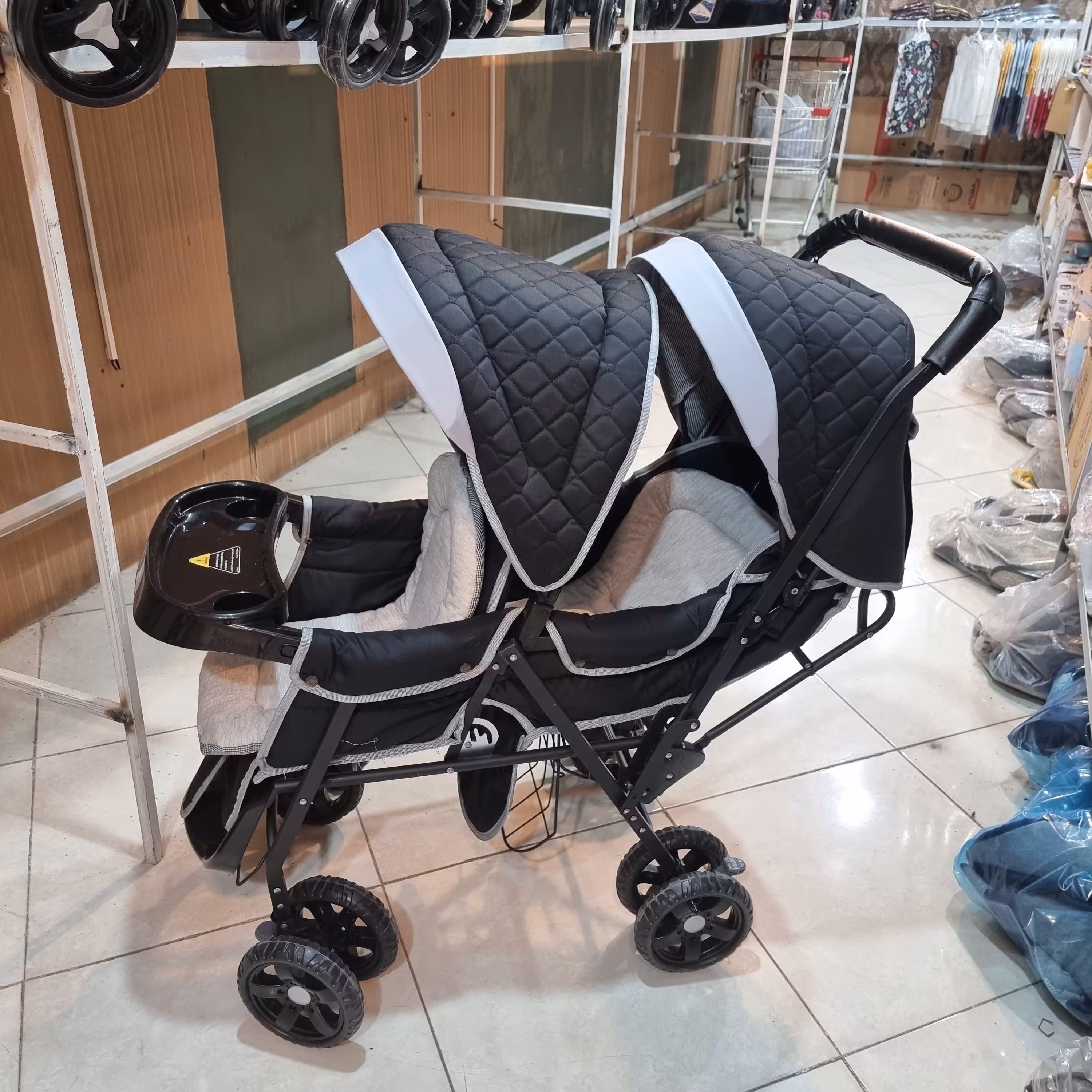 کالسکه دوقلو نوزادی دلیجان (سیسمونی نی نی دلی)