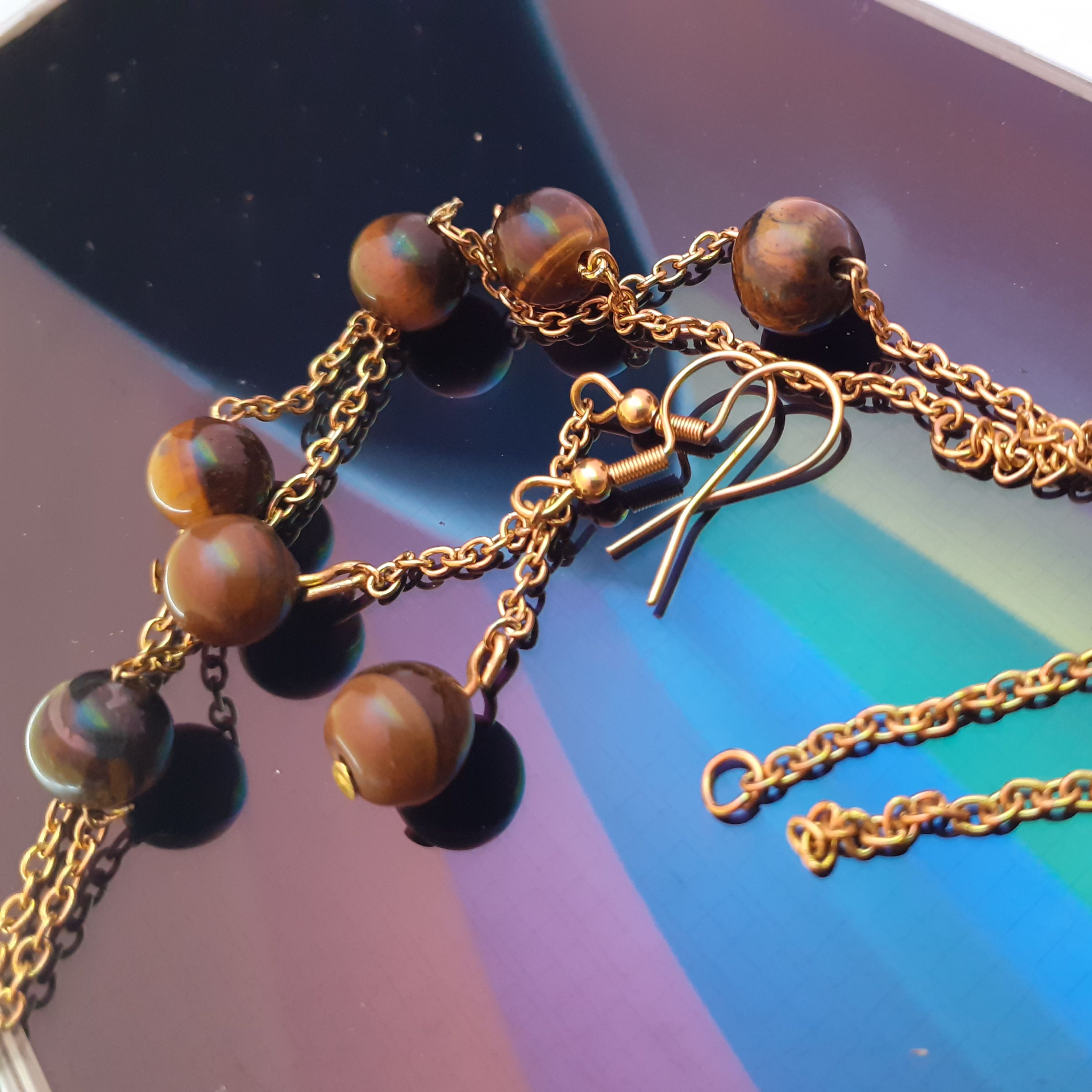 گردنبند نیم ست چشم ببر (108)