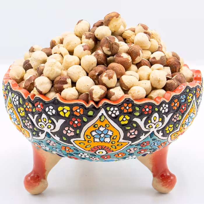 مغز فندق ایرانی بو داده ی بی نمک 250 گرمی