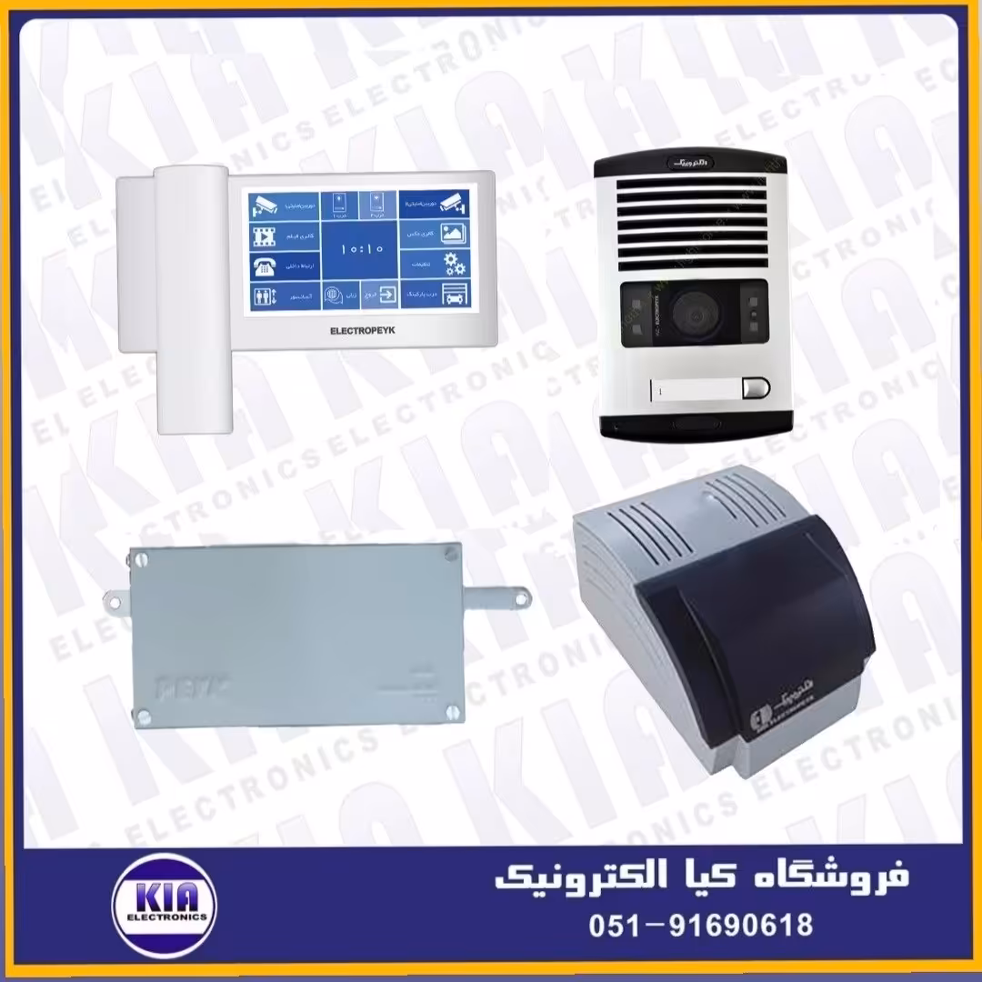 پکیج آیفون  تصویری الکتروپیک یک واحدی 1086 با گوشی 1198