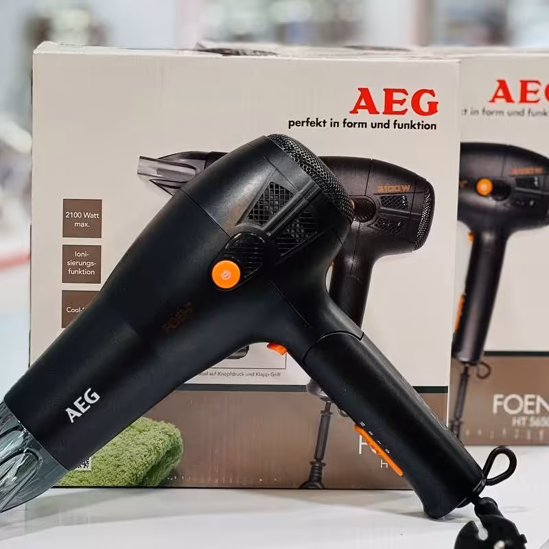 سشوار 2100 وات پر قدرت دسته تاشو تقویت کننده توربو