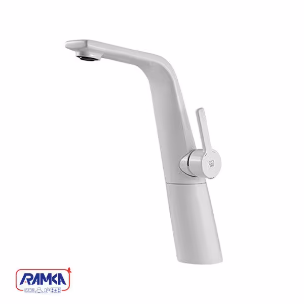 شیر روشویی پایه بلند kwc مدل متیس سفید